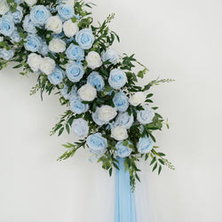 Rose Backdrop Arch Flower Row Wedding Decor Figure 8