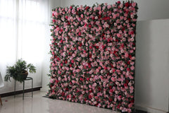 Simulated Pink Mix Rose Wall Party Wedding Background