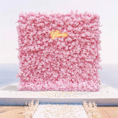 Wedding Pink Cherry Blossom 5D Artificial Flower Wall