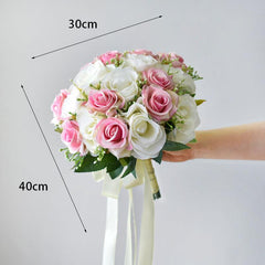 Wedding hand bouquet bride wedding license photo simulation flowers