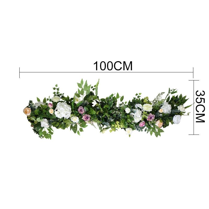 Simulated green plant guidance and arch wedding floral decoration