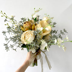 Bridal hand bouquet wedding wedding simulation flower bouquet photo