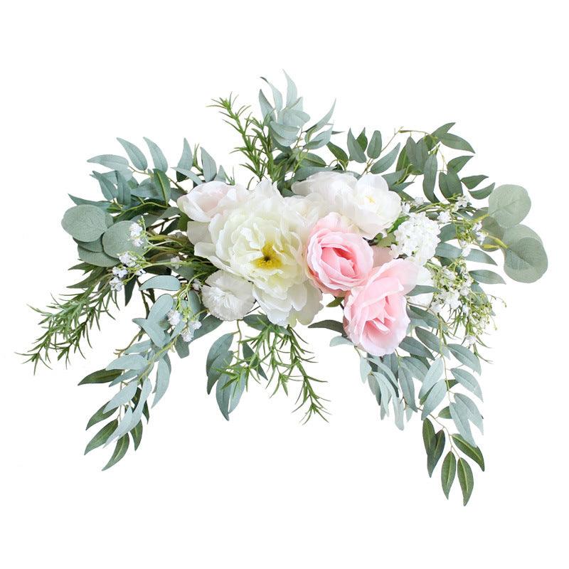 Simulated flower lintel decoration garland wedding decoration