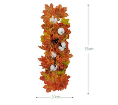 Simulated maple leaf door decoration, indoor wall hanging background decoration