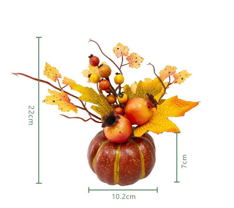 Simulated pumpkin decorations Halloween desktop decorations decoration