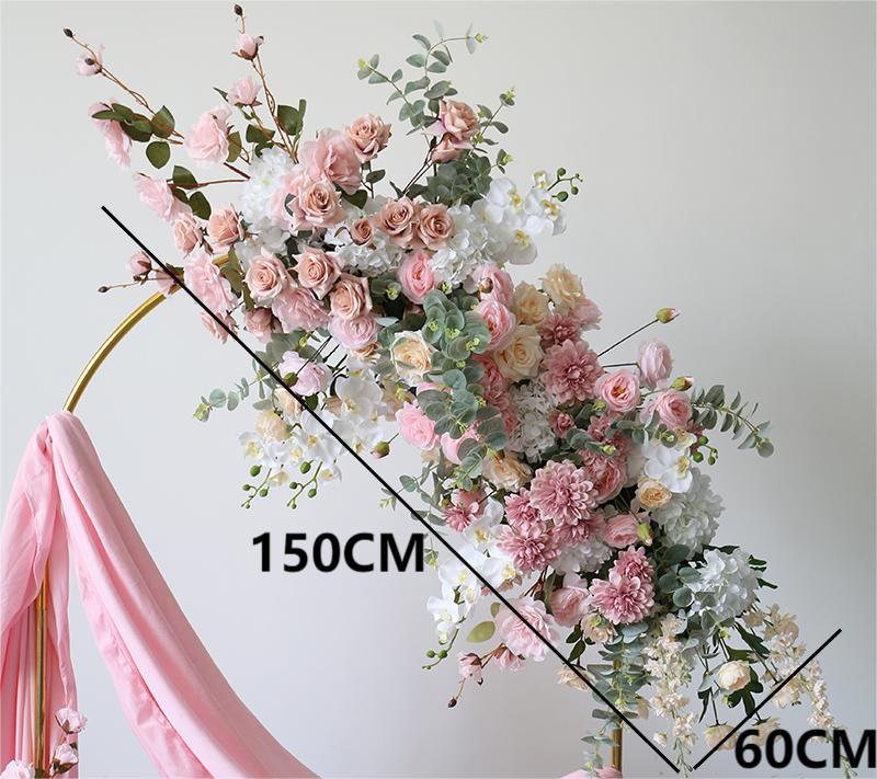 Pink Rose Wall Hanging Wedding Background Floral Arch