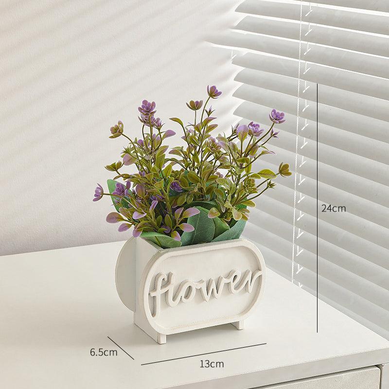 Modern Simulation Plant Flower Art Small Potted Plants Indoor Home Decoration