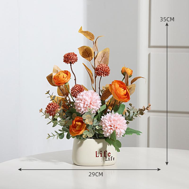 Simulation Floral ArrangementDried Flower BouquetHome Table Flower Arrangement Flower