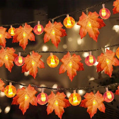 Artificial Autumn Lantern with Halloween Party DIY Supplies