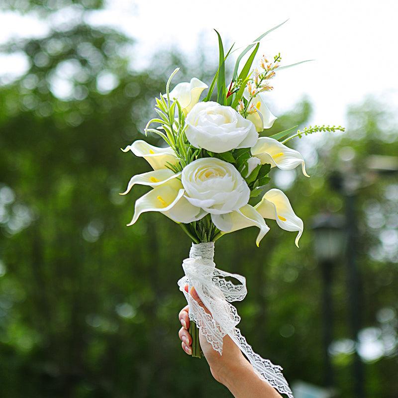 Simulation flowers wedding hand bouquet decoration wedding bouquet