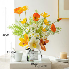 Modern simple artificial flower living room dining table decoration ornaments