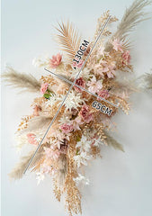 Wall hanging decoration simulated floral wedding decoration hand-arranged flowers