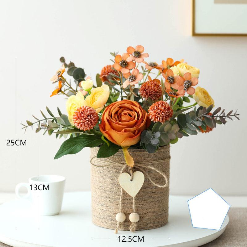 High-grade living room table home decoration flower arrangement floral arrangement