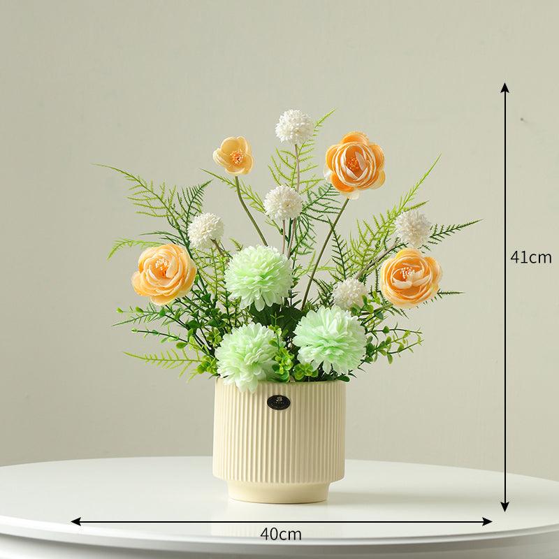 Scandinavian small fresh simulation flowers fake flowers potted plant ornaments