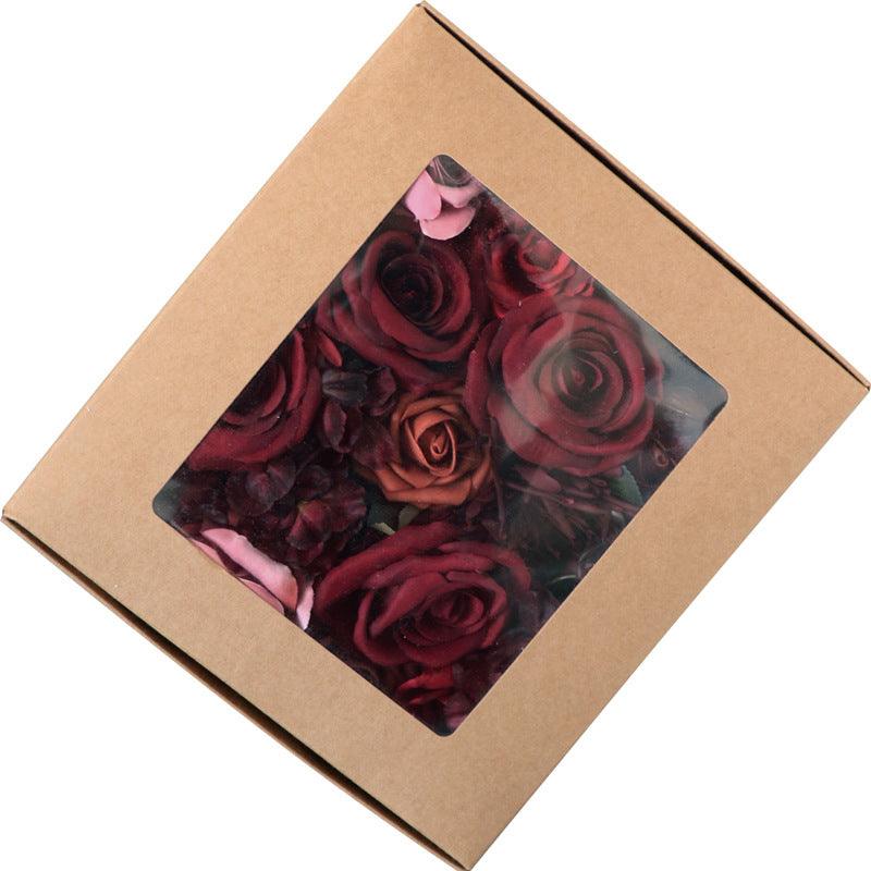 Simulation Rose Boxed Flowers Wedding Birthday Party Gift Flower Boxes