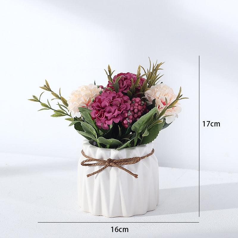 Scandinavian fake flowers simulation flowers living room arrangement