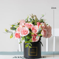 Silk Flower Small Arrangement Living Room Table Decoration