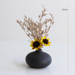 Air-dried flower bouquet living room arrangement ceramic vase flower arrangement