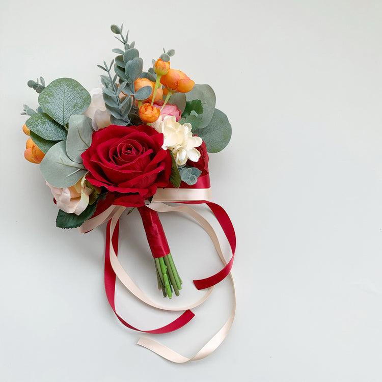 Hand bouquet bouquet bride wedding photography simulation fake flowers props