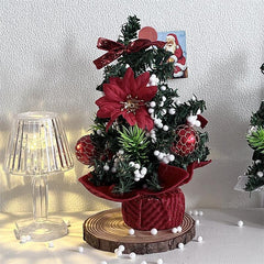 Mini Christmas tree desktop new home window Christmas decoration decorations