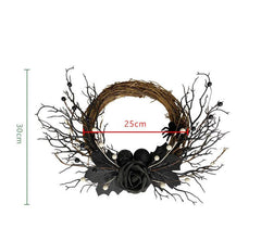 Simulated Money Leaf Flower Ring Halloween Interior Decoration