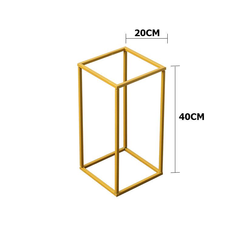Geometric Road Guide Iron Flower Frame Wedding Props