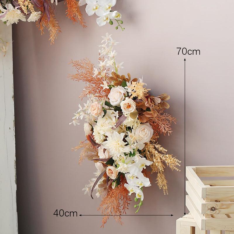 Wedding Floral Background Arch Wall Hanging Triangle Combination Flower