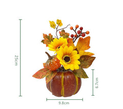 Simulated pumpkin decorations Halloween desktop decorations decoration