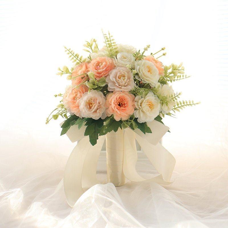 High-class feeling hand bouquet bridal wedding simulation flowers