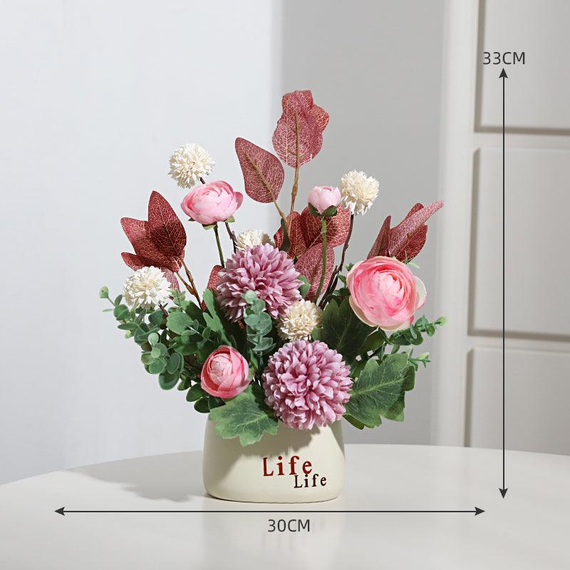 Simulation Floral ArrangementDried Flower BouquetHome Table Flower Arrangement Flower