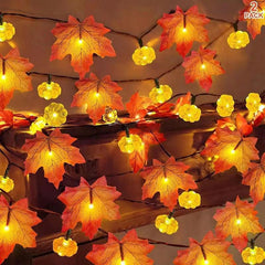 Artificial Autumn Lantern with Halloween Party DIY Supplies