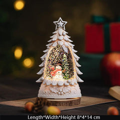 Christmas scene decoration small gift crafts snow crystal ball