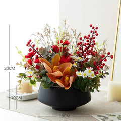 Modern summer small fresh simulation flowers fake flowers bouquet indoor