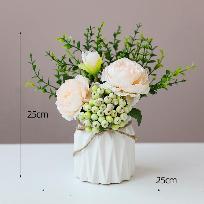 Simulation Flower Arrangement High-end Living Room Desktop Table Flower Arrangement Flower