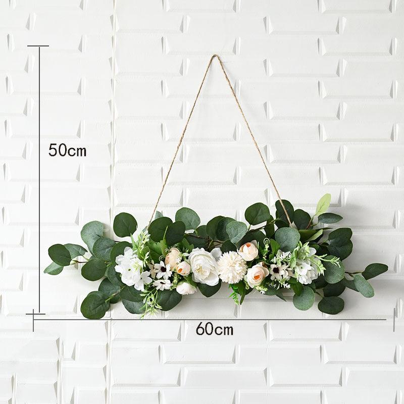 Eucalyptus leaf floral wall decoration hanging wall flower