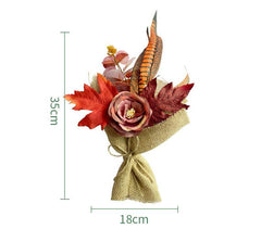 Artificial Maple Leaf Handle Bundle Interior Decoration