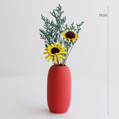 Air-dried flower bouquet living room arrangement ceramic vase flower arrangement