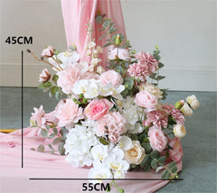 Pink Rose Wall Hanging Wedding Background Floral Arch