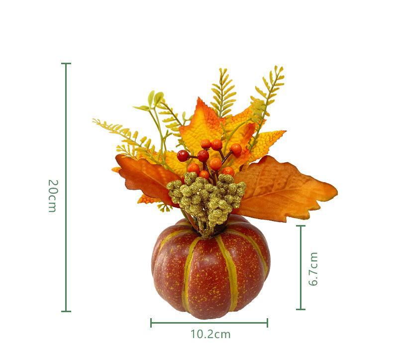 Simulated pumpkin decorations Halloween desktop decorations decoration