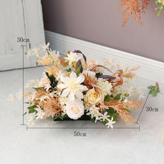 Wedding Floral Background Arch Wall Hanging Triangle Combination Flower