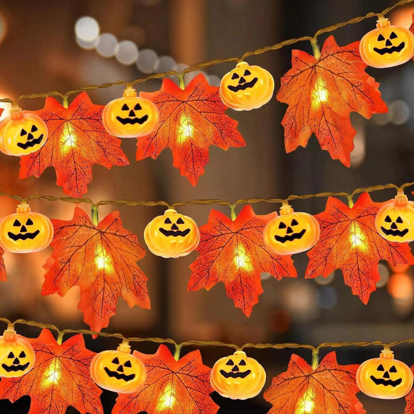 Artificial Autumn Lantern with Halloween Party DIY Supplies