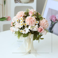 Fake Flowers Haute Couture Wedding Bridesmaid Bouquets Decorative Flowers