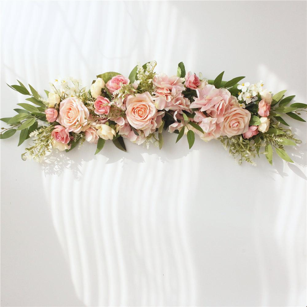 Simulated flower door decoration wedding welcome sign decorative flowers