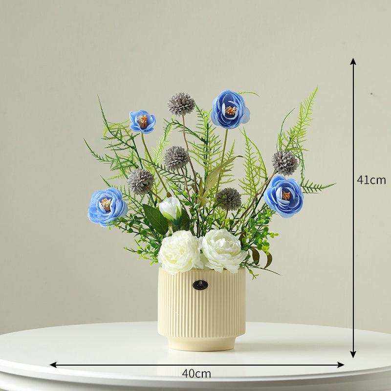 Scandinavian small fresh simulation flowers fake flowers potted plant ornaments