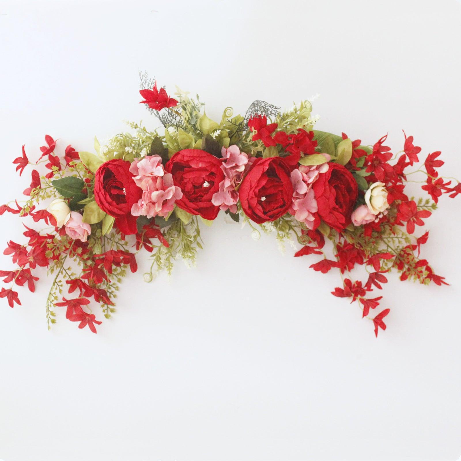 New simulated door lintel decoration table flowers