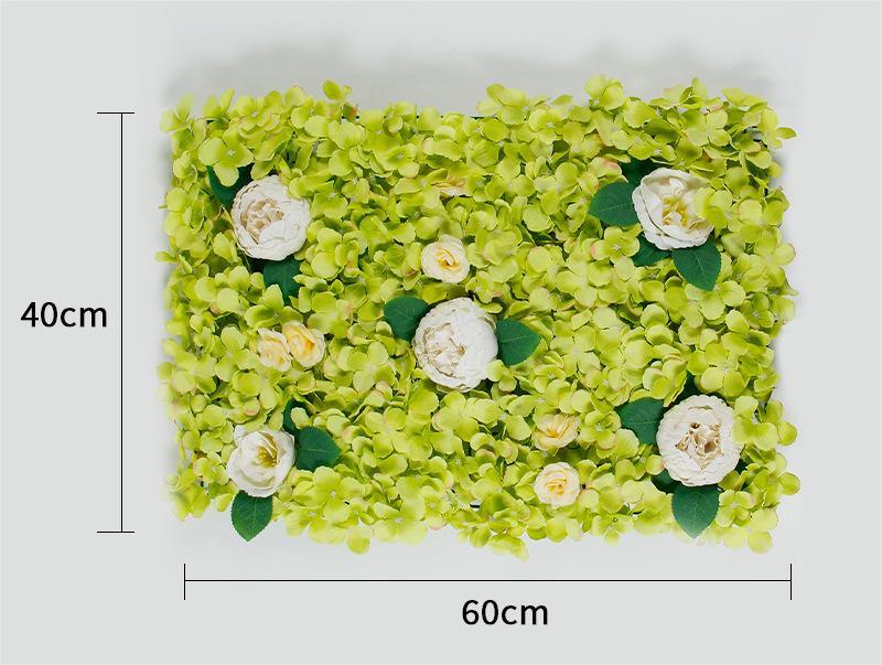 Decoration of three-dimensional simulation flower wall wedding festival store