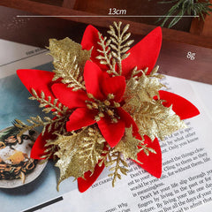 Christmas Decorations Faux Flowers Christmas Flowers Christmas Tree Decoration