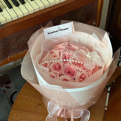 Niche Ambiance Manta Rose Butterfly Orchid Simulated Flower Soap Flower