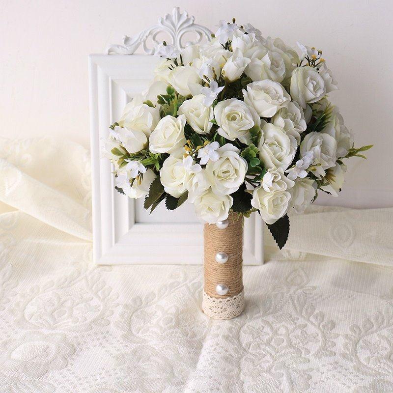 High-class feeling hand bouquet bridal wedding simulation flowers