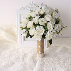 High-class feeling hand bouquet bridal wedding simulation flowers